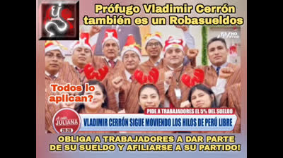 Perú libre respalda a prófugo Cerrón #perulibre #peru #lima #ica #puno #callao #unmsm #rpp #ayacucho