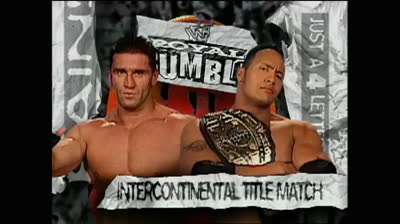 The Rock vs Ken Shamrock Intercontinental Championship Match