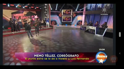 Violeta Isfel Y Luis Fernando Peña En Las Estrellas Bailan En Hoy